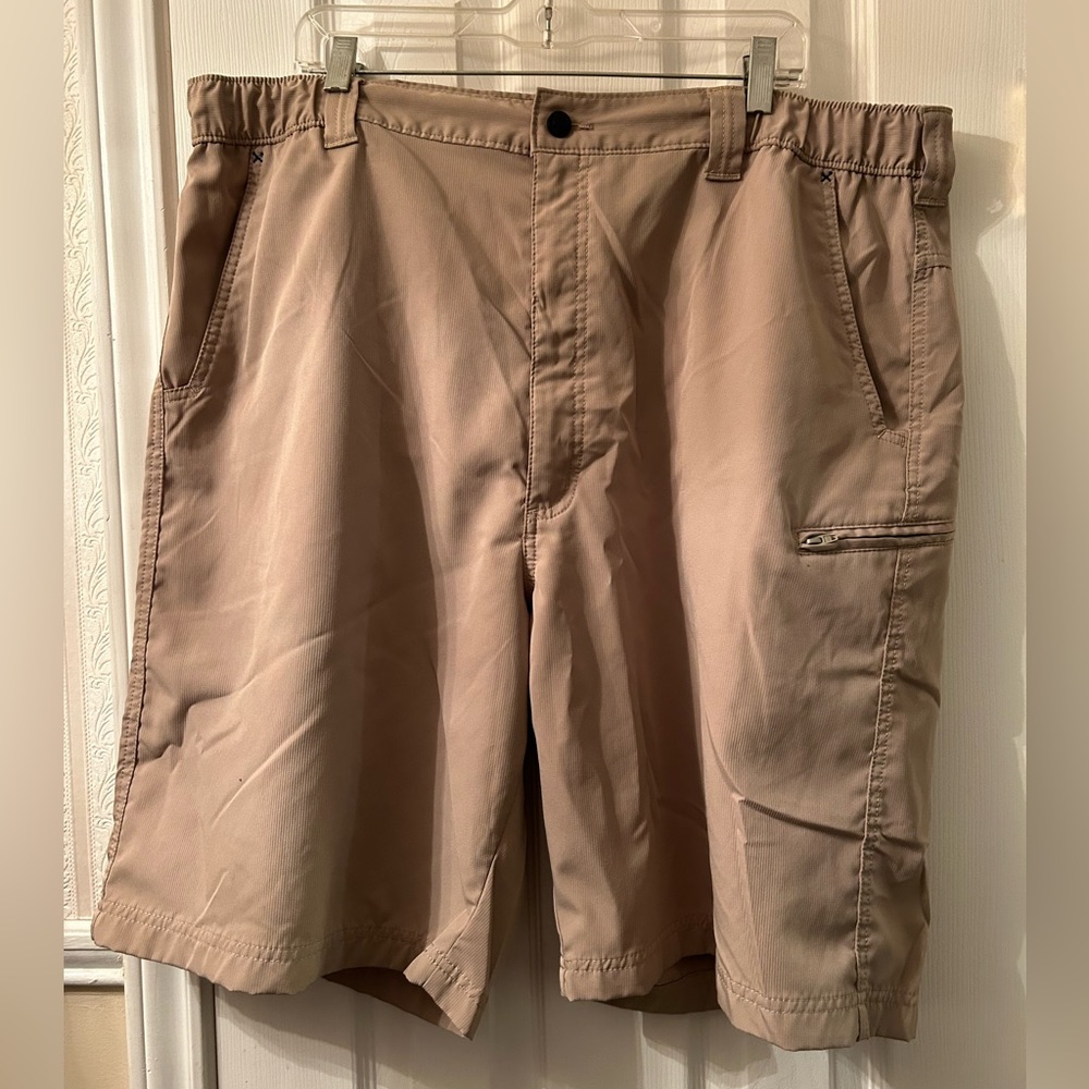 Men’s Wrangler Shorts Stretch Hiking Outdoors Zip Pocket